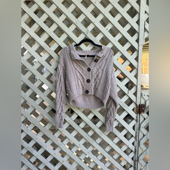 Free people Bonfire Cable Knit Cardi - Picture 5 of 7